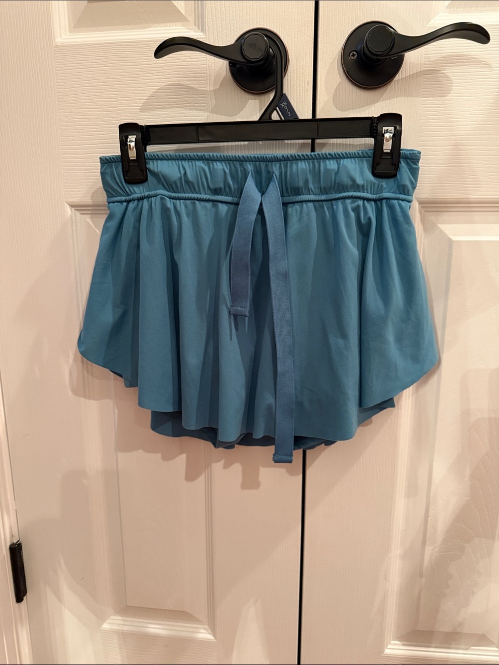 Zenana Outfitters Teal Drawstring Skort